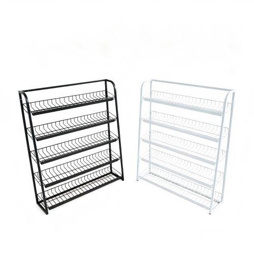 Supermarket hardware store drainage display products: folding promotion cage+multi-layer front desk promotion rack